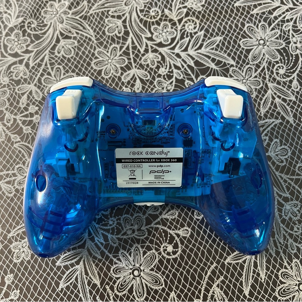 Rock & Candy Translucent Blue Controller - Picture 2 of 2